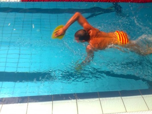 Mazăre a testat complexul de nataţie deschis de olimpicul Florea